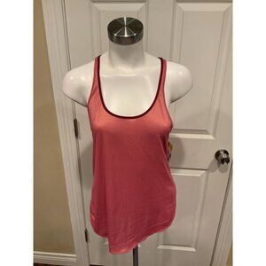 Lululemon Pink Metallic Shimmering Striped Tank Top, Size 6